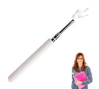 Posinter Sticks - Puntatore di insegnante retrattile per la scuola elementare, telescopico per le lezioni | Mano recuperabile in metallo, lunghezza estesa 21,7 pollici, presentazione di Man
