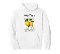 Positano Amalfi Coast Retro Italian Lemons Felpa con Cappuccio