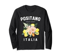 Positano Frutta Italiana Fiore Limone Arte Italia Amalfi Italia Maglia a Manica