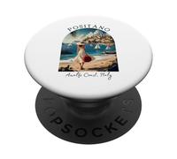 Positano Italy Abiti Vacanze Europee Souvenir Donna PopSockets PopGrip Adesivo