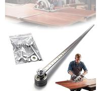 Positioning Calipers for Precise Measurements and Easy Wood Cutting, Upgrade Stainless Steel Precision Cutting Guide, for Furniture Making & Wood Processing (50cm,Single bearing)
