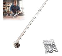 Positioning Calipers for Precise Measurements & Easy Wood Cutting, Stainless Steel Cutting Guide for Circular Saws, Adjustable Guide Rail (Single-Axis,60cm/23.63in)