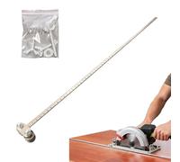 Positioning Guide | 60cm Adjustable Measuring Gauge Tool | Circular Saw Cutting Guide Rail | For Woodworking Carpentry Metal Construction Industrial Home Improvement Workshops