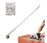 Positioning Guide For Measurement,60cm Adjustable Rail Cutting Gauge - Convenient Circular Saws Cutting Guide,for Woodworking Carpentry Metal Home Improvement Industrial Construction Workshops