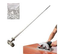 Positioning Guide, Measuring Gauge Tool with 60cm Adjustable Rail for Precision Marking and Cutting, Circular Saw Guide for Woodworking Carpentry Metal Construction Home Improvement Workshops