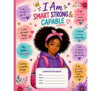 Positive Affirmations Composition Notebook for Black Girls: Wide Ruled Motivational Notebook for School