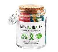 Positive Affirmations Messages In A Jar, Daily Affirmation Jar, Portable Motivational Supplies, Inspirational Cards For Adults Friends Family
