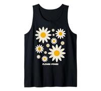 Positive Floral Daisy Flower, Inspirational, Flower Power Canotta