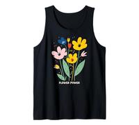 Positive Floral Daisy Flower, Inspirational, Flower Power Canotta