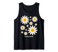 Positive Floral Daisy Flower, Inspirational, Flower Power Canotta