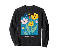 Positive Floral Daisy Flower, Inspirational, Flower Power Felpa