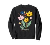 Positive Floral Daisy Flower, Inspirational, Flower Power Felpa