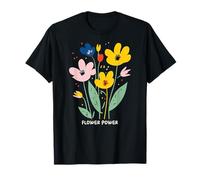 Positive Floral Daisy Flower, Inspirational, Flower Power Maglietta