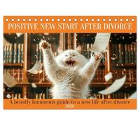 Positive new start after divorce (Desk Calendar 2026 DIN A5 landscape), CALVENDO 12 Month DeskCalendar: A beastly humorous guide to a new life after divorce