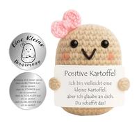 Positive Potato Idea Regalo Donna Compleanno | Portafortuna Crea e Rafforza Legami - Idee Regalo Donna Compleanno - Regalo Amica Speciale Originale - Regalo Ufficio