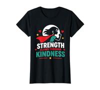 Positive Quote Woman Strength Flows Through Kindness Maglietta