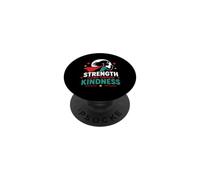 Positive Quote woman Strength Flows Through Kindness PopSockets PopGrip Adesivo