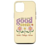Positive Saying Daisy Tee for Girls Plant Good Seeds Citazione Custodia per iPhone 12/12 Pro