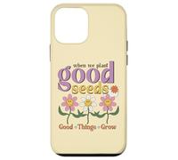 Positive Saying Daisy Tee for Girls Plant Good Seeds Citazione Custodia per iPhone 12 mini