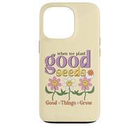 Positive Saying Daisy Tee for Girls Plant Good Seeds Citazione Custodia per iPhone 13 Pro