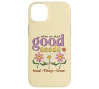 Positive Saying Daisy Tee for Girls Plant Good Seeds Citazione Custodia per iPhone 14 Plus