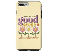 Positive Saying Daisy Tee for Girls Plant Good Seeds Citazione Custodia per iPhone 7 Plus/8 Plus