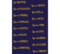 Positive Self Talk Journal: Notebook with Encouraging Messages about Positive Self Talk, Self Love, Affirming the Positive and More | 6x9 inches, 110 ... for Loved Ones, Friends, and Those in Need