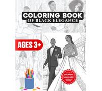 Positive, Successful, Stylish Black People Coloring Book: Stylish fashionable No Stress Adult Coloring Book of Black Elegance and Style for Mindfullness