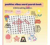 positive vibes word search book: with inspiring qoutes