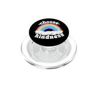 Positivo Anti Bullismo Arcobaleno Pace Hippie Scegli la gentilezza PopSockets PopGrip per MagSafe
