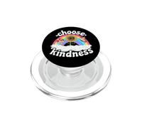 Positivo Anti Bullismo Arcobaleno Pace Hippie Scegli la gentilezza PopSockets PopGrip per MagSafe