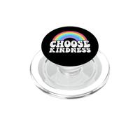 Positivo Anti Bullismo Arcobaleno Pace Hippie Scegli la gentilezza PopSockets PopGrip per MagSafe