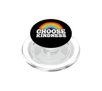 Positivo Anti Bullismo Arcobaleno Pace Hippie Scegli la gentilezza PopSockets PopGrip per MagSafe