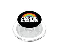 Positivo Anti Bullismo Arcobaleno Pace Hippie Scegli la gentilezza PopSockets PopGrip per MagSafe