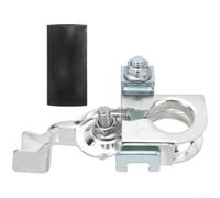 Positivo resistente per terminale batteria 10x6x6cm acciaio pesante (B) | Isolamento termoretraibile incluso, resistente alle intemperie, previene i cortocircuiti, facile installazione
