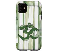 Positivo Zen Energia Verde Natura Mindfulness Hindu Om Simbolo Custodia per iPhone 11