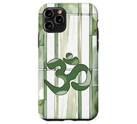 Positivo Zen Energia Verde Natura Mindfulness Hindu Om Simbolo Custodia per iPhone 11 Pro