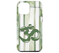 Positivo Zen Energia Verde Natura Mindfulness Hindu Om Simbolo Custodia per iPhone 12 Pro Max