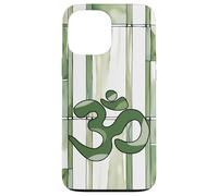Positivo Zen Energia Verde Natura Mindfulness Hindu Om Simbolo Custodia per iPhone 13 Pro Max