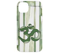 Positivo Zen Energia Verde Natura Mindfulness Hindu Om Simbolo Custodia per iPhone 14 Plus