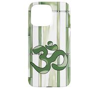 Positivo Zen Energia Verde Natura Mindfulness Hindu Om Simbolo Custodia per iPhone 15 Pro Max