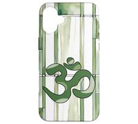 Positivo Zen Energia Verde Natura Mindfulness Hindu Om Simbolo Custodia per iPhone 16 Plus