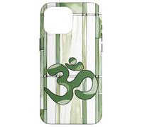 Positivo Zen Energia Verde Natura Mindfulness Hindu Om Simbolo Custodia per iPhone 16 Pro Max