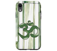 Positivo Zen Energia Verde Natura Mindfulness Hindu Om Simbolo Custodia per iPhone XR