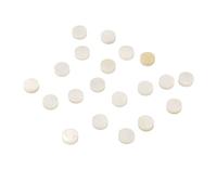 Posizionamento della chitarra marcatore Intay Dots Professional Shell Professional Made White Tretboard Segnando punti per il basso di chitarra Ukulele Mandolin Banjo 20pcs (5 mm / 0.2in)