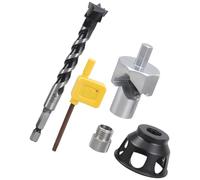 Posizionamento verticale Hole Puncher Pocket Hole Jigs Strumento di carpenteria Angoli diritti Guida trapano Kit di doweling Jigs Vertical Drilling Locator