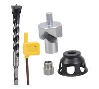 Posizionamento verticale Hole Puncher Pocket Hole Jigs Strumento di carpenteria Angoli diritti Guida trapano Kit di doweling Jigs Vertical Drilling Locator