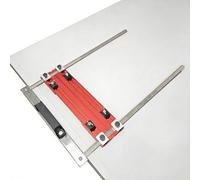 Posizionatore con Guida Bordi per Macchina da Taglio | Pannello regolabile | Guida per Seghe a Mano Elettriche,per Utilizzo con Seghe Elettriche e Pannelli per Mobili