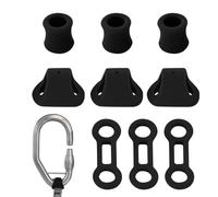 Posizionatore da arrampicata in silicone - Anello robusto e robusto, tappo di fissaggio per corde di sicurezza, kit di sartiame di salvataggio con uso in alpinismo per esplorare le grotte e