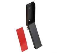 Posizionatore per porta con staffa quadrata pieghevole e leva attivata a pedale per il movimento controllato della porta (nero)